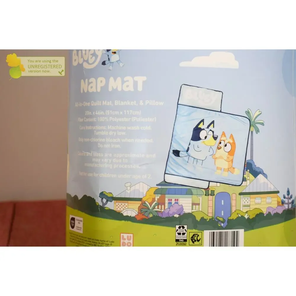 Bluey Kids' Nap Mat 20x46